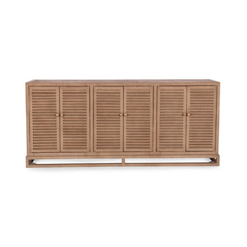 Jolen Distressed Brown 6 Door Buffet - Ornate Home