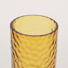 Jolene 11.8" Amber Waterglass Glass Vase - Ornate Home