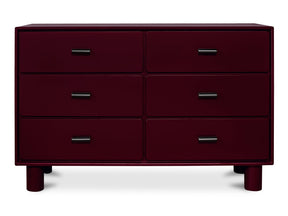 Jolene Deep Red 6 Drawer Dresser - Ornate Home