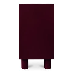 Jolene Deep Red 6 Drawer Dresser - Ornate Home