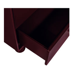 Jolene Deep Red 6 Drawer Dresser - Ornate Home