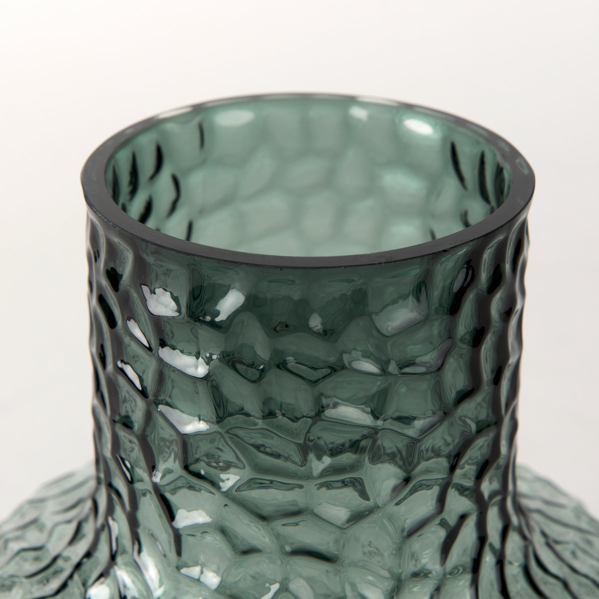 Jolene Green 7" Waterglass Glass Vase - Ornate Home