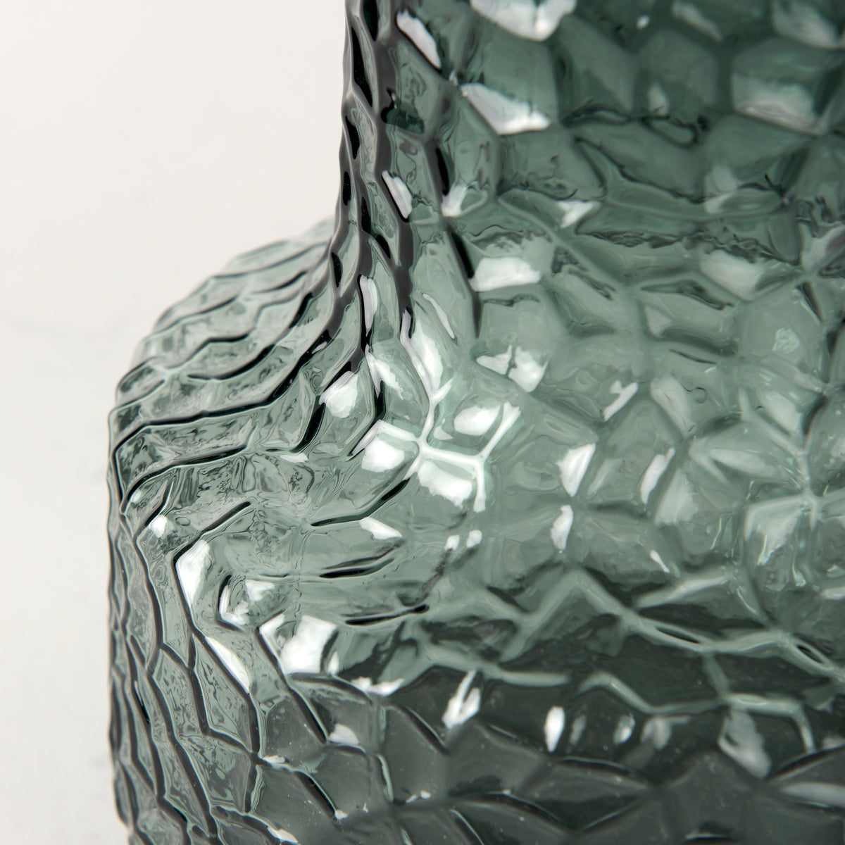 Jolene Green 7" Waterglass Glass Vase - Ornate Home