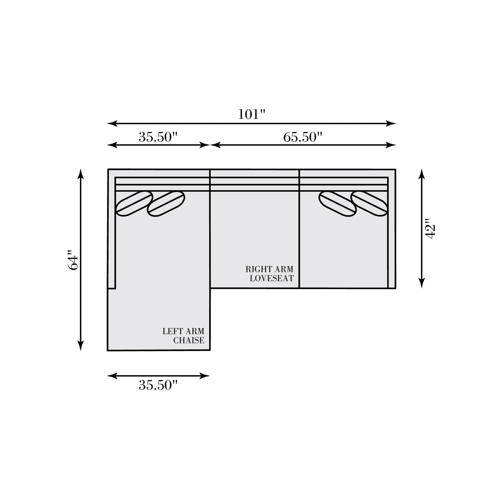 Joli Camel Sectional