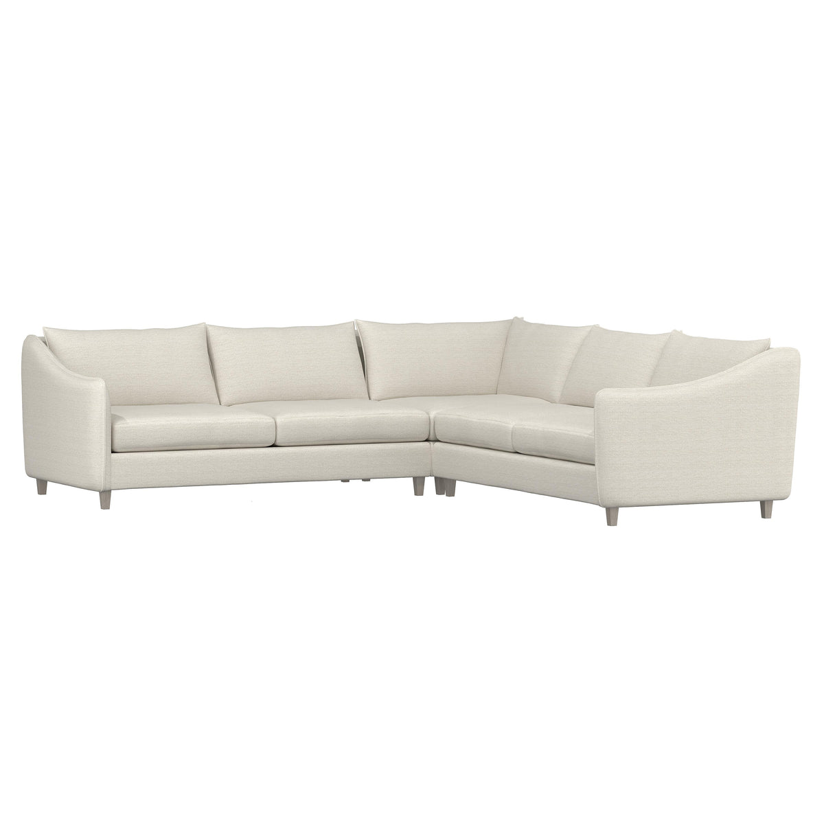 Joli Greige Sectional - Ornate Home