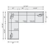 Joli Greige Sectional - Ornate Home