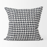Jolie Cream/Black 22x22 Linen Square Pillow Cover - Ornate Home