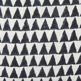 Jolie Cream/Black 22x22 Linen Square Pillow Cover - Ornate Home