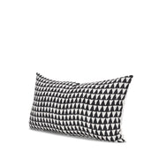 Jolie Cream/Black Linen Lumbar Pillow Cover - Ornate Home