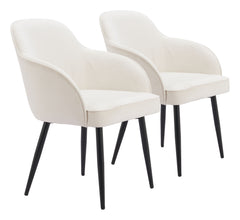 Jolie Ivory Dining Chair (Set of 2) - Ornate Home