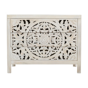 Jolie White Accent Chest - Ornate Home