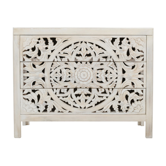 Jolie White Accent Chest - Ornate Home