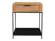 Joliet Natural Side Table - Ornate Home