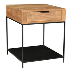Joliet Natural Side Table - Ornate Home