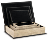 Jolina Black Box (Set of 3) (Online Special Price) - Ornate Home