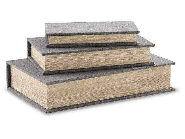 Jolina Gray Box (Set of 3) (Online Special Price) - Ornate Home