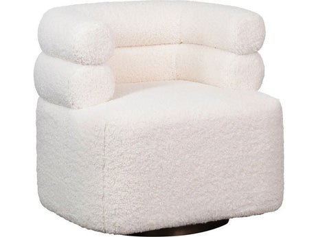 Jolo Cream Swivel Chair - Ornate Home