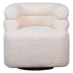Jolo Cream Swivel Chair - Ornate Home