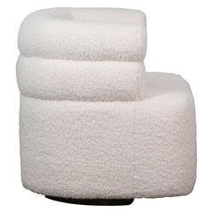 Jolo Cream Swivel Chair - Ornate Home