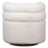 Jolo Cream Swivel Chair - Ornate Home