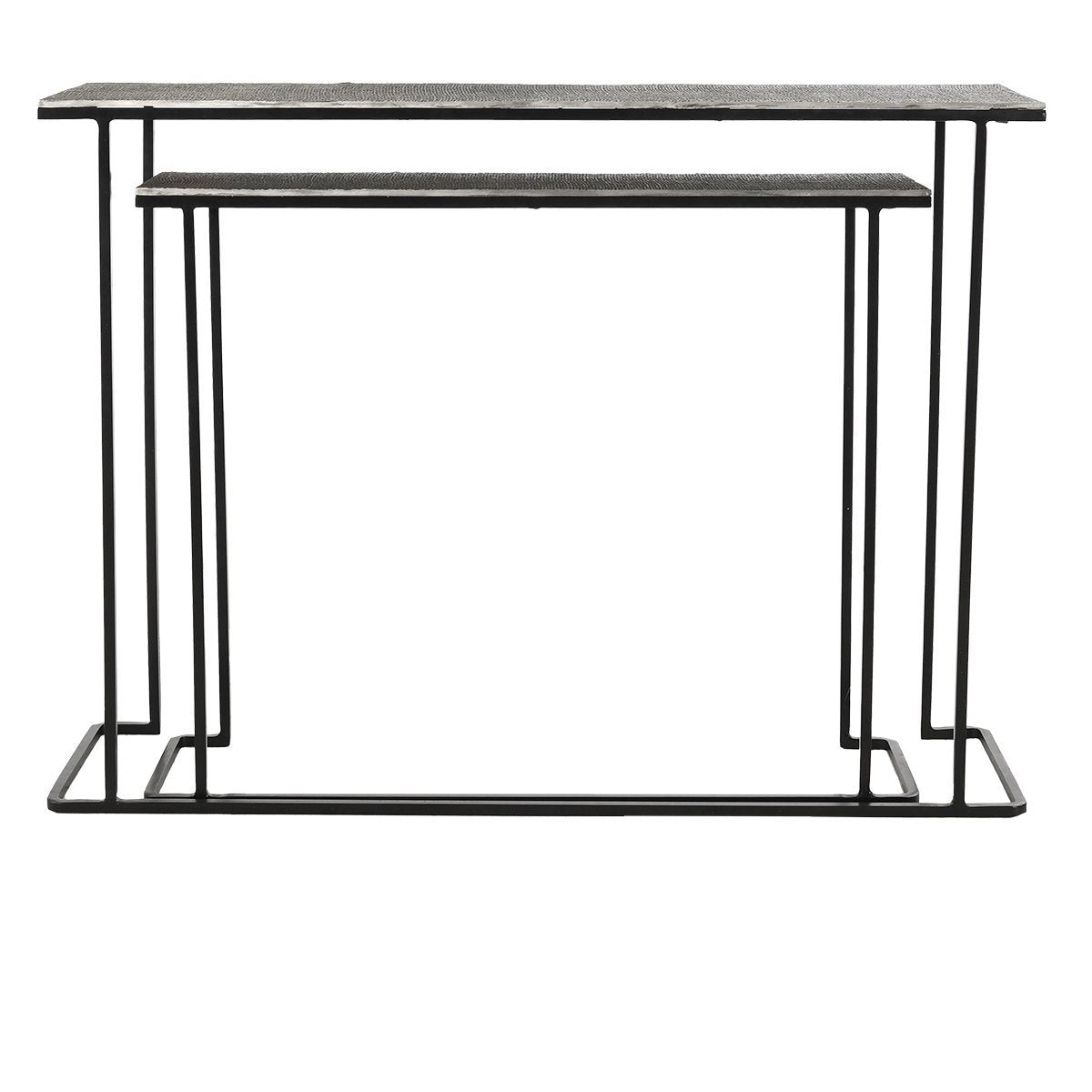 Jonah Brass Antique Console Table (Set of 2) - Ornate Home