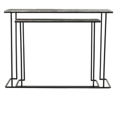 Jonah Brass Antique Console Table (Set of 2) - Ornate Home