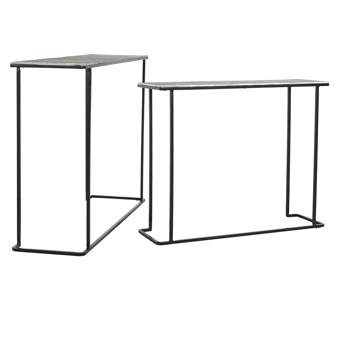 Jonah Brass Antique Console Table (Set of 2) - Ornate Home