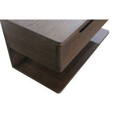 Jonah Dark Brown Floating Nightstand - Ornate Home