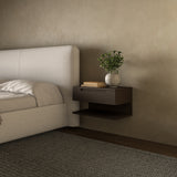 Jonah Dark Brown Floating Nightstand - Ornate Home