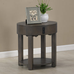 Jonah Light Brown 20"W End Table - Ornate Home