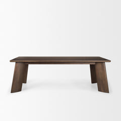 Jonan Dark Brown Rectangular Dining Table