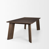 Jonan Dark Brown Rectangular Dining Table - Ornate Home