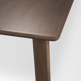 Jonan Dark Brown Rectangular Dining Table - Ornate Home