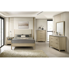 Jonas Natural 3-Piece Full Bedroom Set - Ornate Home