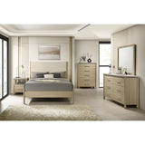 Jonas Natural 5-Piece Full Bedroom Set - Ornate Home
