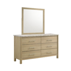 Jonas Natural Dresser & Mirror Set - Ornate Home