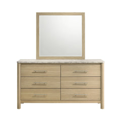 Jonas Natural Dresser & Mirror Set - Ornate Home