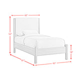 Jonas Natural Twin Bed - Ornate Home