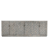 Jonas Timeworn Gray Cabinet - Ornate Home
