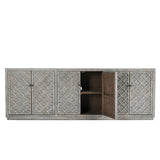 Jonas Timeworn Gray Cabinet - Ornate Home
