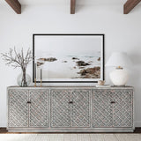 Jonas Timeworn Gray Cabinet - Ornate Home
