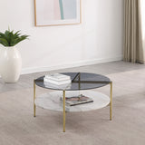 Jonelle Smoke Coffee Table - Ornate Home