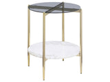 Jonelle Smoke End Table - Ornate Home