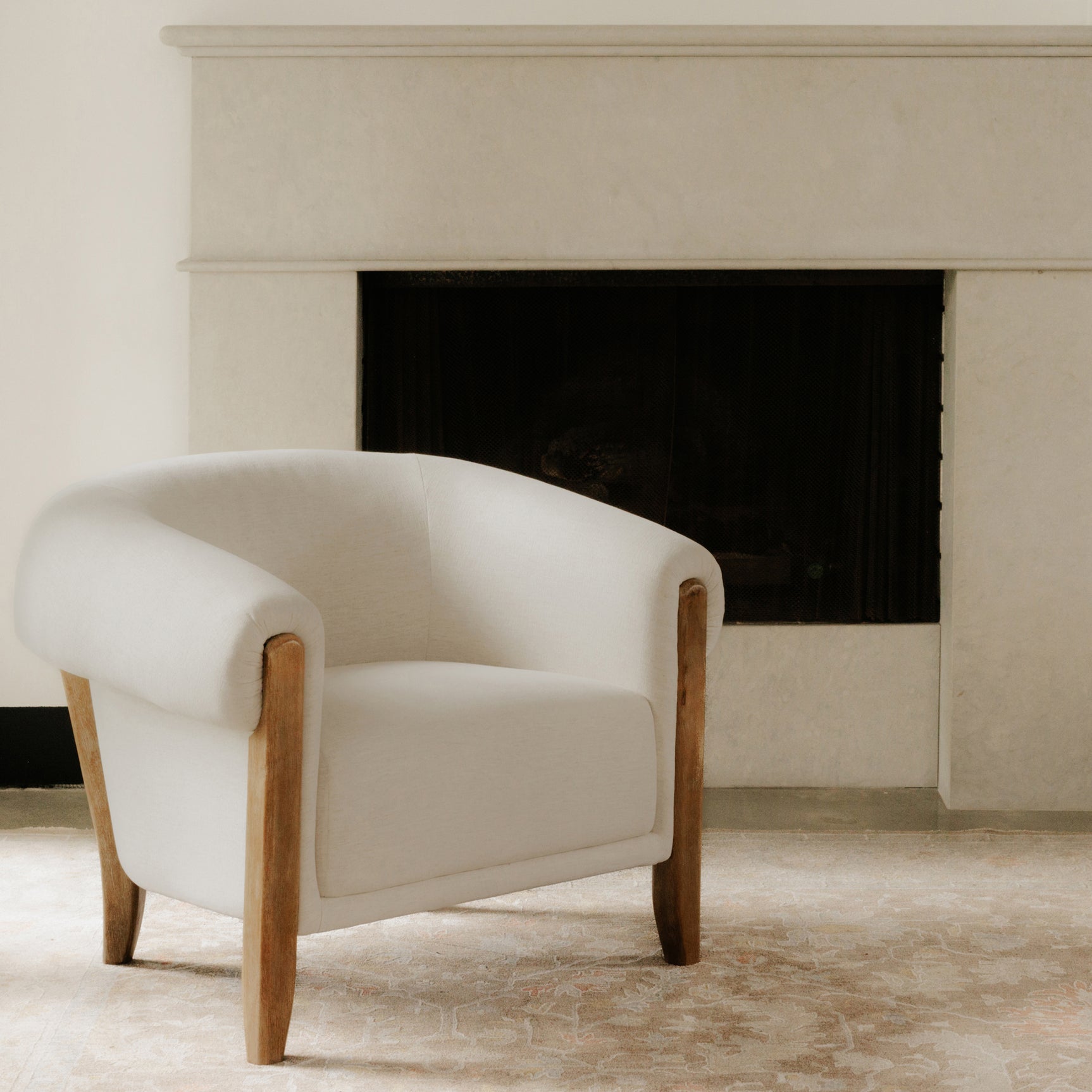 Jones Oat Accent Chair - Ornate Home