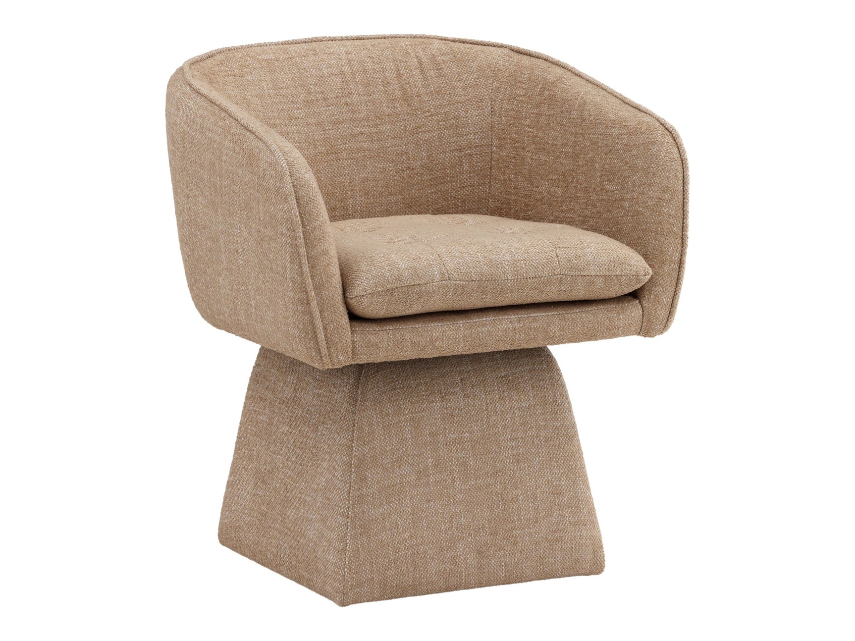 Jonie Camel Dining Swivel Chair - Ornate Home