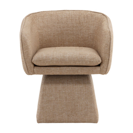 Jonie Camel Dining Swivel Chair - Ornate Home