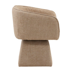 Jonie Camel Dining Swivel Chair - Ornate Home
