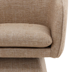 Jonie Camel Dining Swivel Chair - Ornate Home
