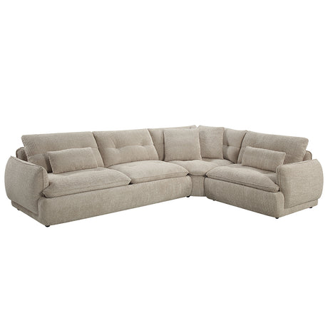 Jonina Beige Sectional Sofa - Ornate Home