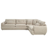 Jonina Beige Sectional Sofa - Ornate Home
